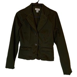 Anthropologie Sitwell Hunter/Dark Green Jacket. Size 6